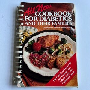 Vintage 1992 Cookbook All New Cookbooks for Diabetics and Their Families